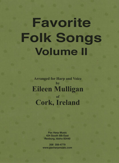 Favorite Folk Songs Volume II Cover